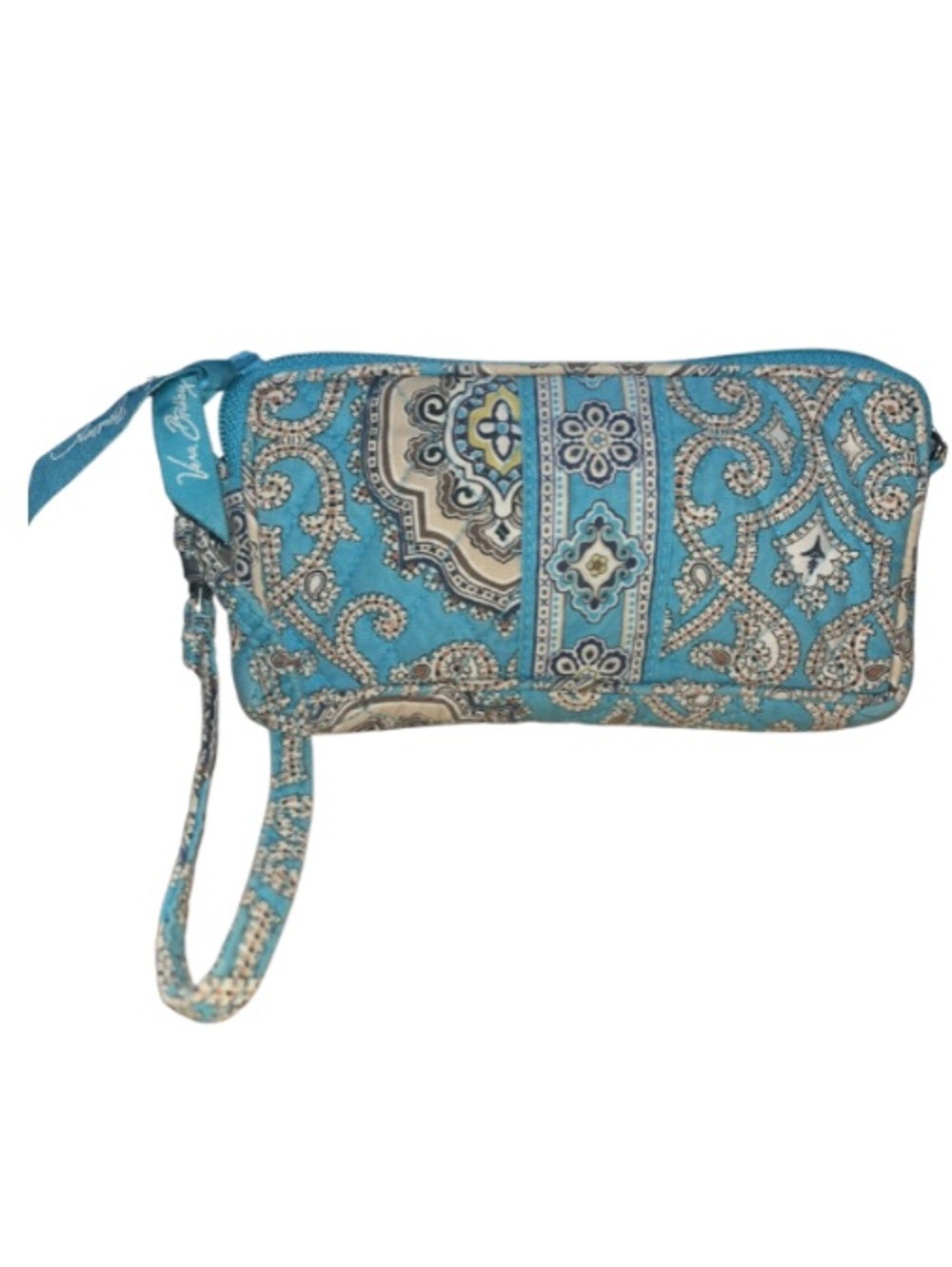 Vera Bradley Totally Turquoise Wristlet - Excellent Condition
